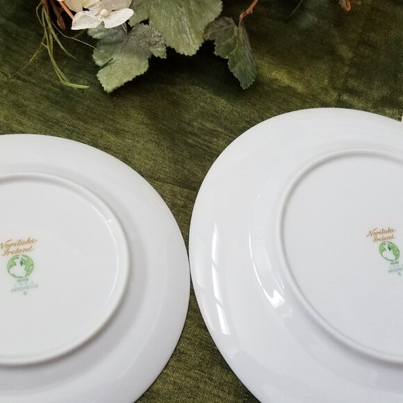 Noritake Ireland Anticipation China 1 Salad Plate & 1 Bread Plate - Picture 6 of 7